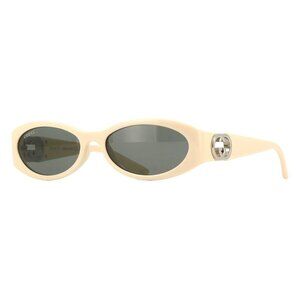 New GUCCI White Cat Eye GG1660S 004 Sunglasses Women